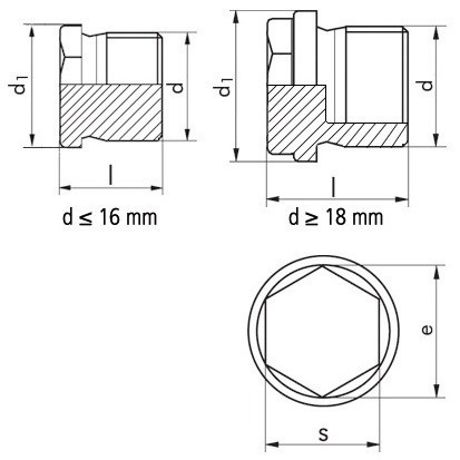 Verschlussschraube DIN 7604A - Stahl - blank - M26 X 1,5