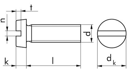 Zylinderschraube DIN 84 - 4.8 - Zinklamelle silber - M10 X 25