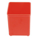 RECA üres doboz A3, vörös, szé x ma x mé: 52 x 52 x 63 mm