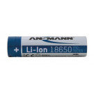 Li-ion akku 18650, 3.6V, 2.600 mAh, micro USB csatlakozó beépítve